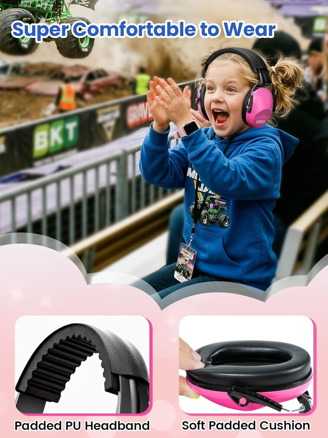 Ear Muffs for Noise Reduction Kids Noise Cancelling Headphones