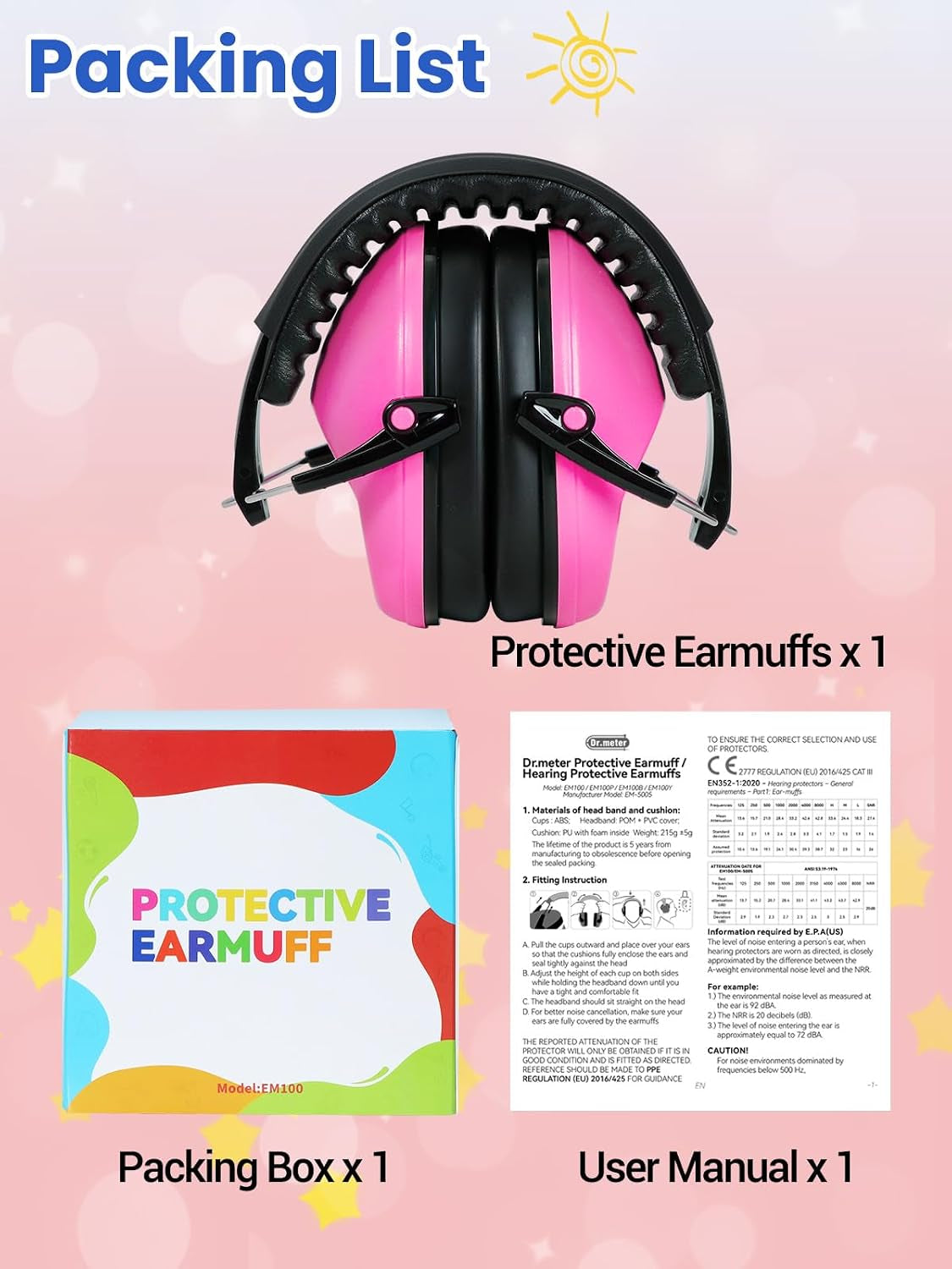 Ear Muffs for Noise Reduction Kids Noise Cancelling Headphones